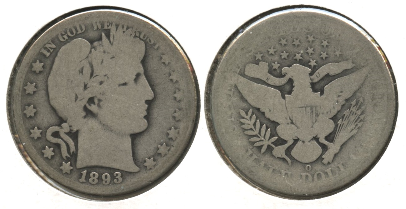 1893-O Barber Half Dollar AG-3 #c