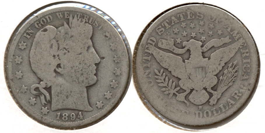 1894-S Barber Half Dollar AG-3 b