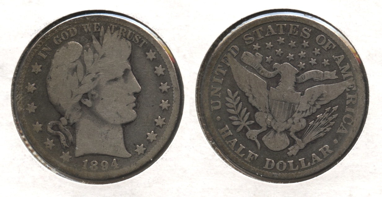 1894 Barber Half Dollar Good-4 #c