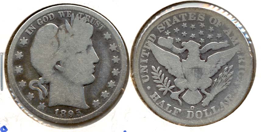 1895-O Barber Half Dollar AG-3
