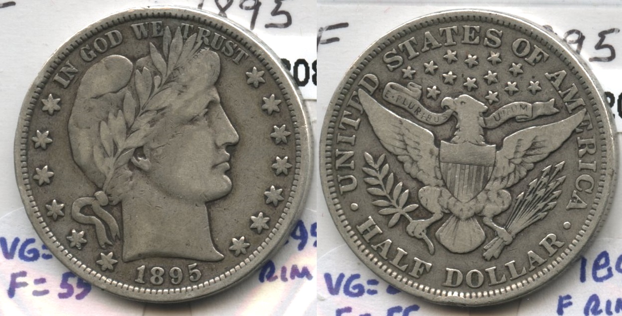 1895 Barber Half Dollar Fine-12