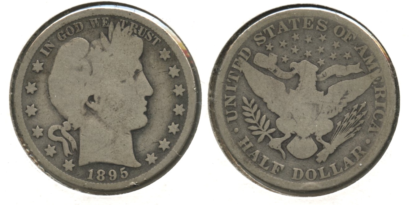 1895 Barber Half Dollar Good-4 #d