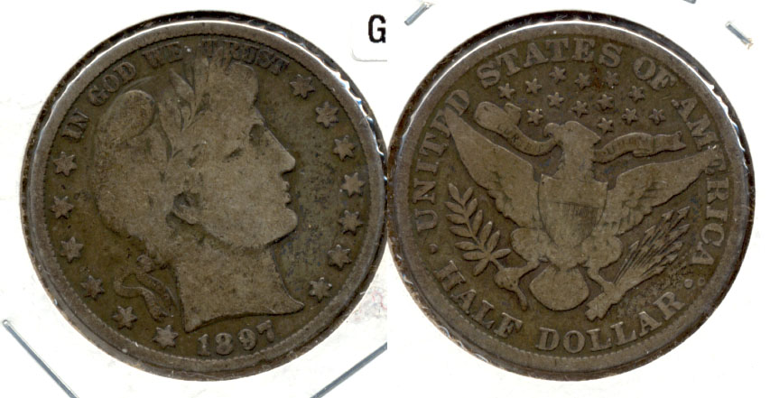 1897 Barber Half Dollar VG-8