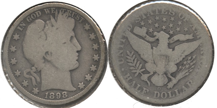 1898-O Barber Half Dollar AG-3