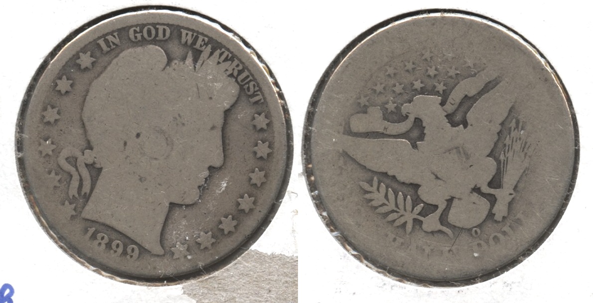 1899-O Barber Half Dollar AG-3 #b
