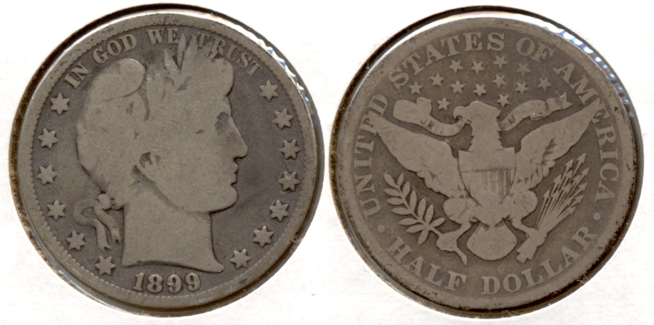 1899 Barber Half Dollar Good-4 e