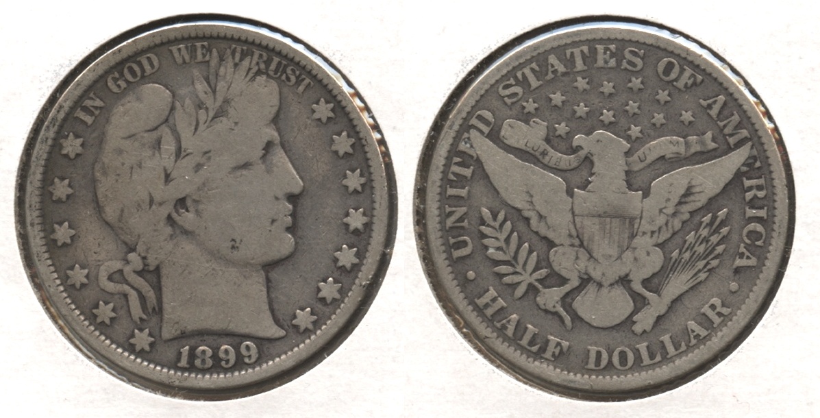 1899 Barber Half Dollar VG-8 #e
