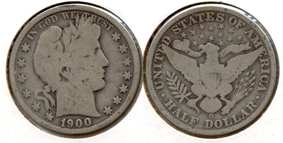 1900-O Barber Half Dollar Good-4 b