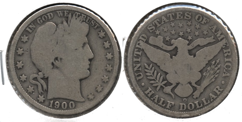 1900-O Barber Half Dollar Good-4 d