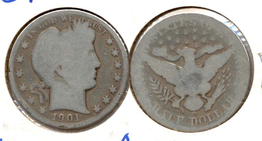 1901-O Barber Half Dollar AG-3 b