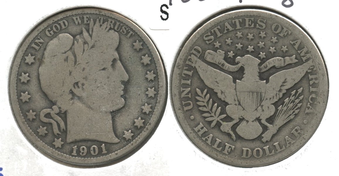 1901 Barber Half Dollar Good-4 #i