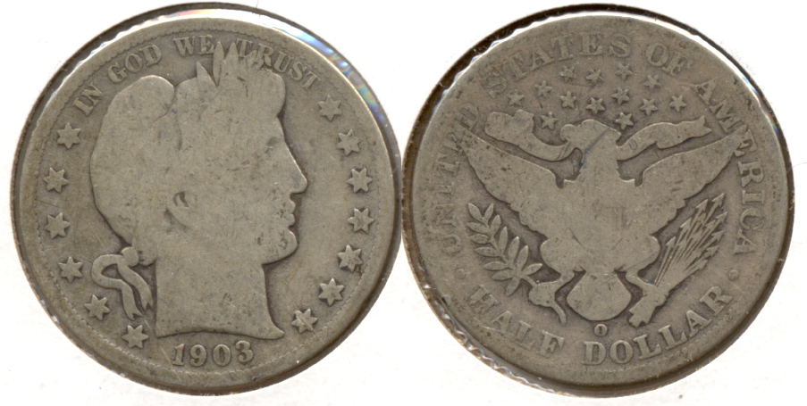 1903-O Barber Half Dollar AG-3