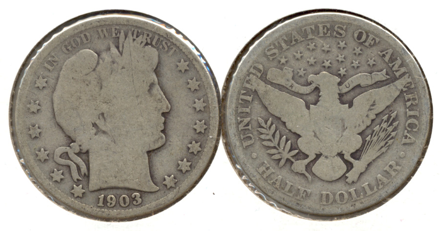 1903 Barber Half Dollar Good-4