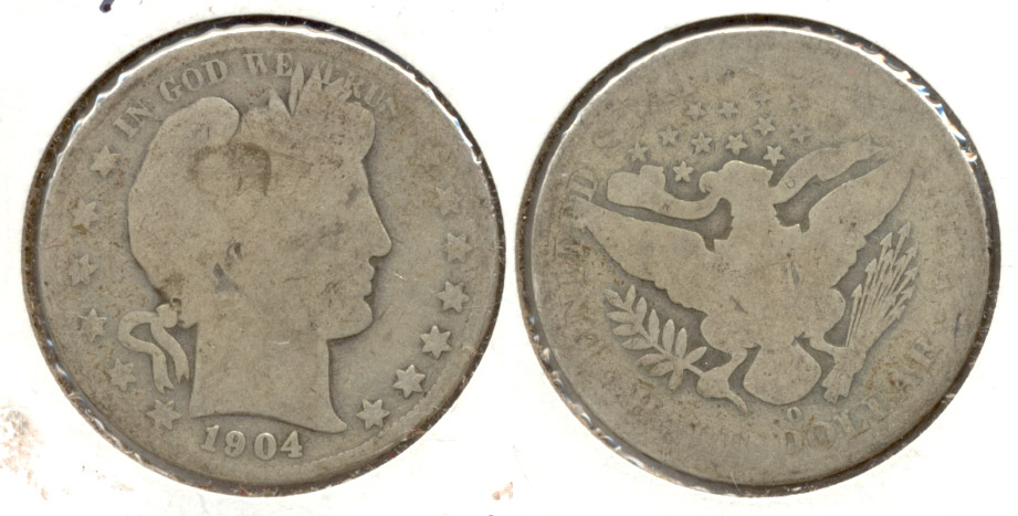 1904-O Barber Half Dollar AG-3 a