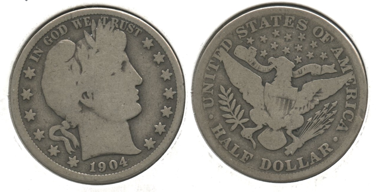 1904 Barber Half Dollar Good-4 #i