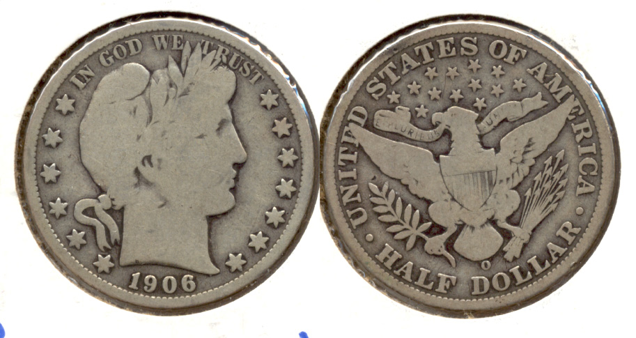1906-O Barber Half Dollar Good-4