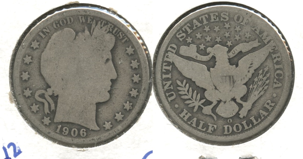 1906-O Barber Half Dollar Good-4 #o