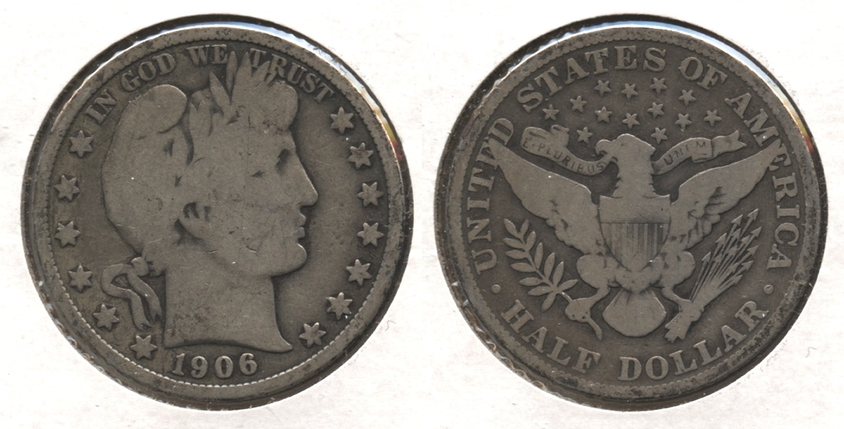 1906 Barber Half Dollar Good-4 #m