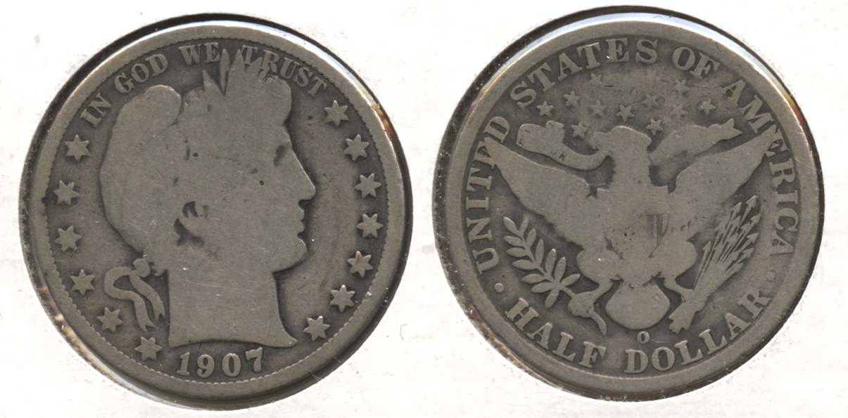 1907-O Barber Half Dollar Good-4 #m