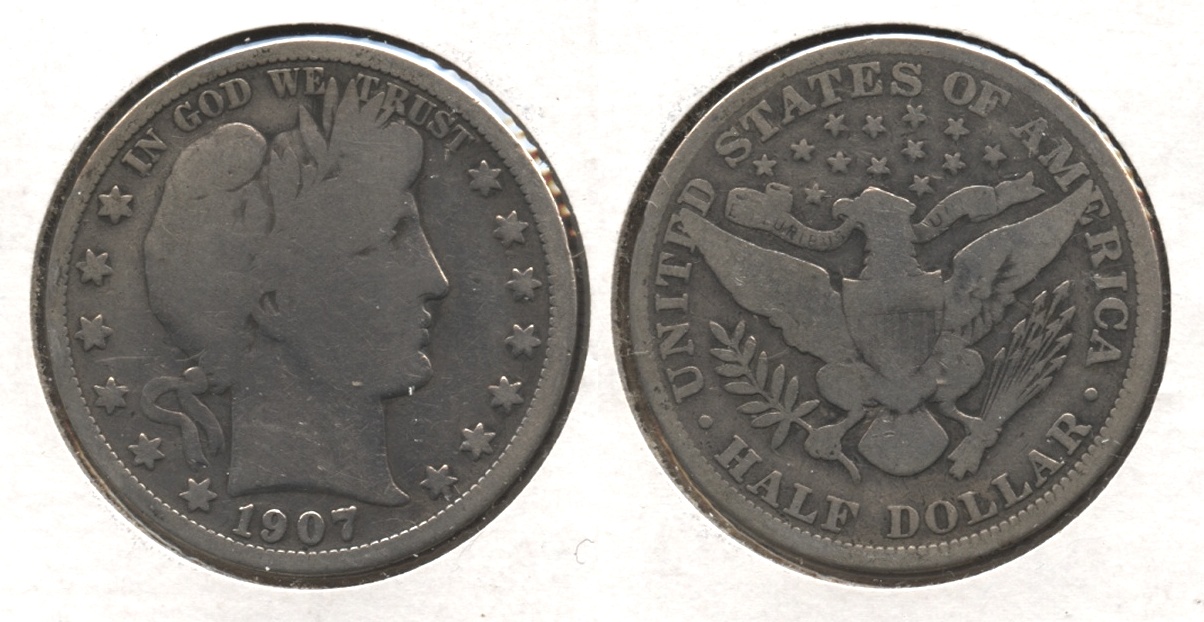 1907 Barber Half Dollar Good-4 #n