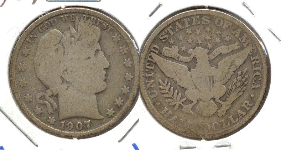 1907 Barber Half Dollar Good-6 b