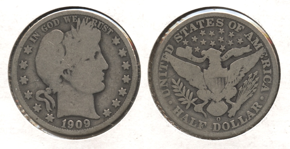1909-O Barber Half Dollar Good-4 #g