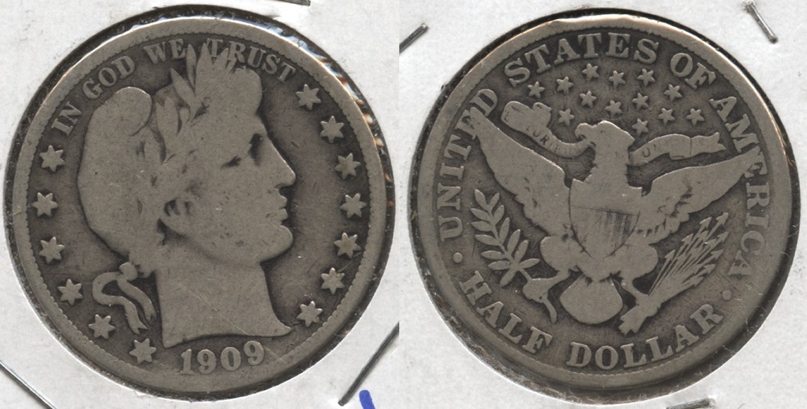 1909 Barber Half Dollar Good-4 #d