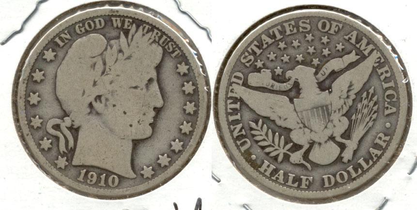 1910 Barber Half Dollar Good-6 b