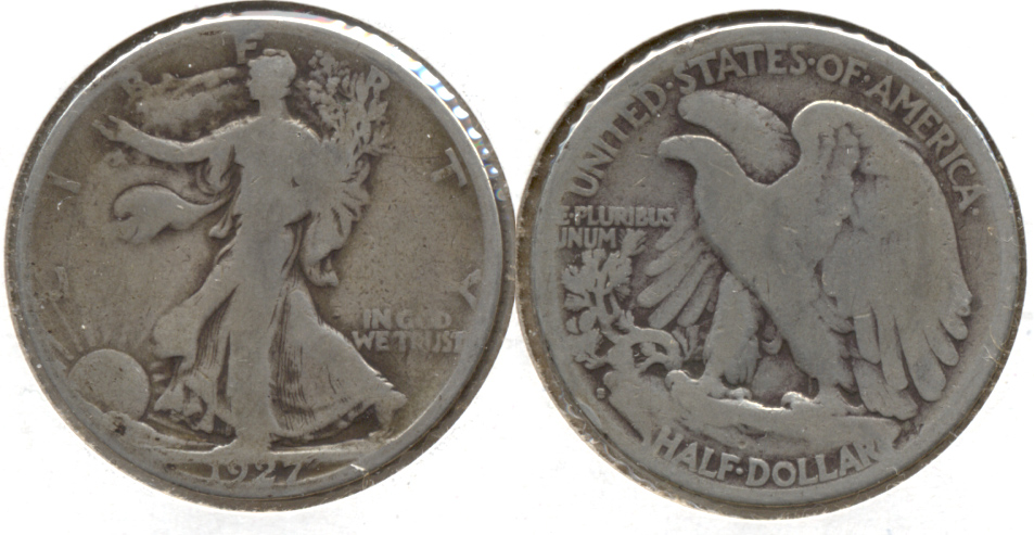 1927-S Walking Liberty Half Dollar Good-4 g