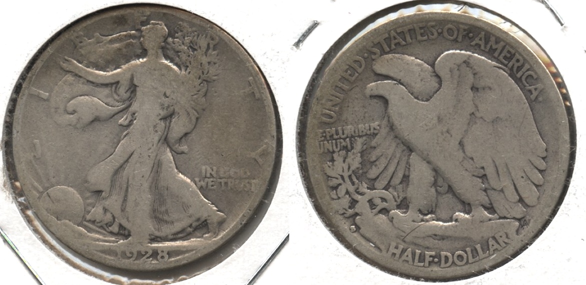 1928-S Walking Liberty Half Dollar Good-4 #h