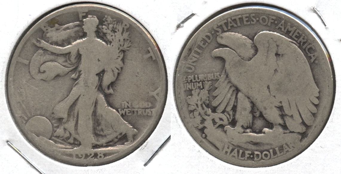 1928-S Walking Liberty Half Dollar Good-4 #n
