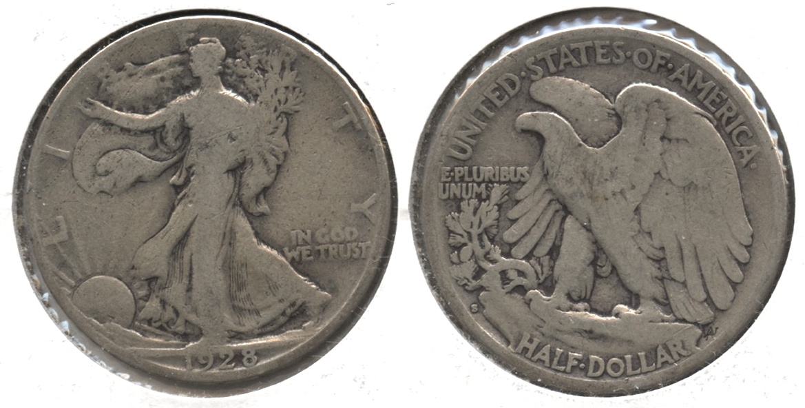 1928-S Walking Liberty Half Dollar Good-6