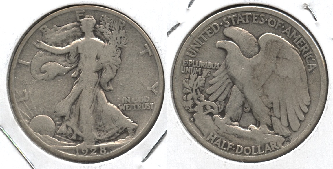1928-S Walking Liberty Half Dollar VG-8 #q