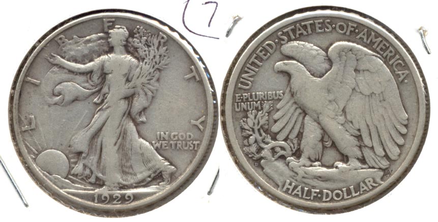 1929-D Walking Liberty Half Dollar Fine-15