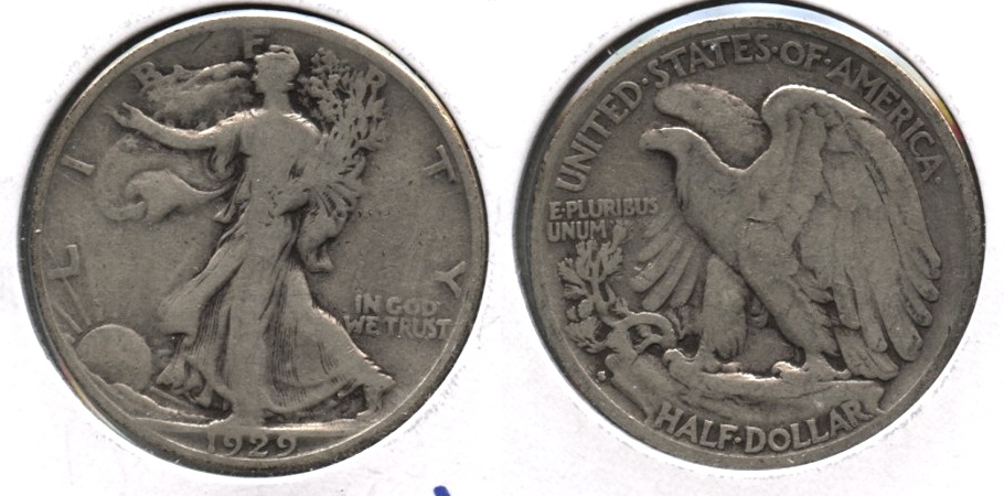 1929-S Walking Liberty Half Dollar Good-6