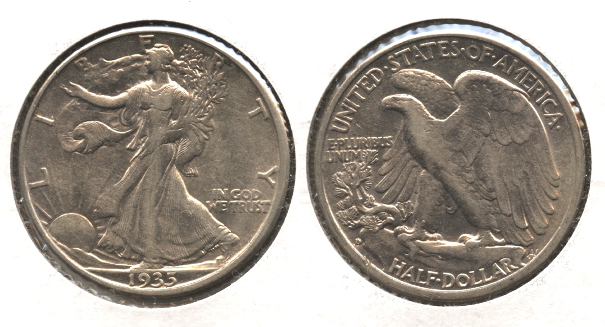 1935-D Walking Liberty Half Dollar EF-40