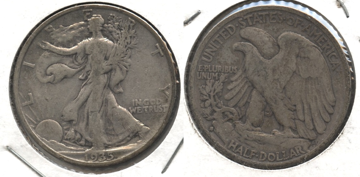 1935-S Walking Liberty Half Dollar Fine-12