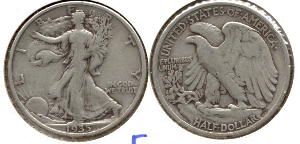 1935 Walking Liberty Half Dollar Fine-12 c