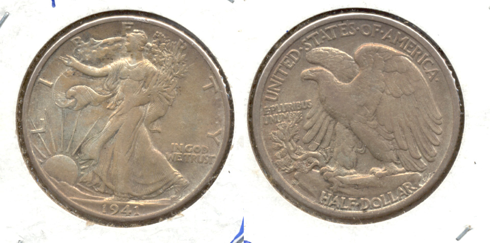 1941-S Walking Liberty Half Dollar AU-50 g