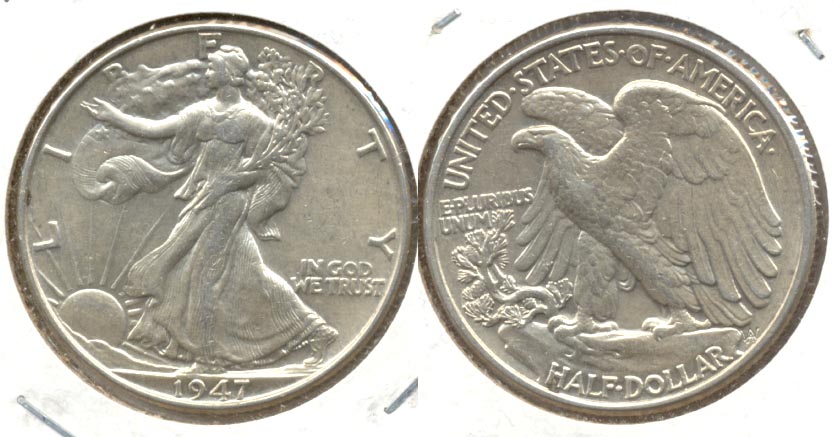 1947 Walking Liberty Half Dollar AU-50 c