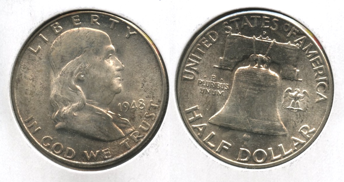 1948-D Franklin Half Dollar MS-64 #a