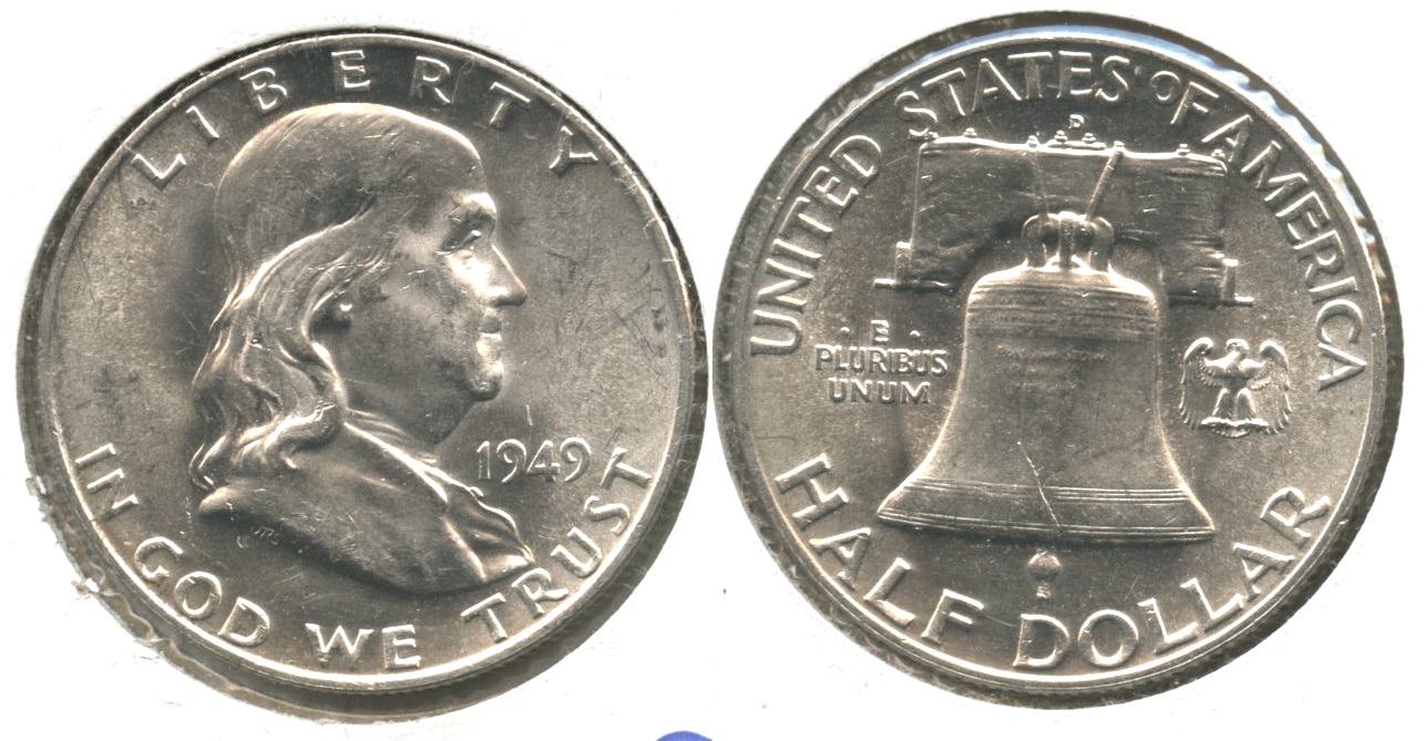 1949-D Franklin Half Dollar MS-60 #a