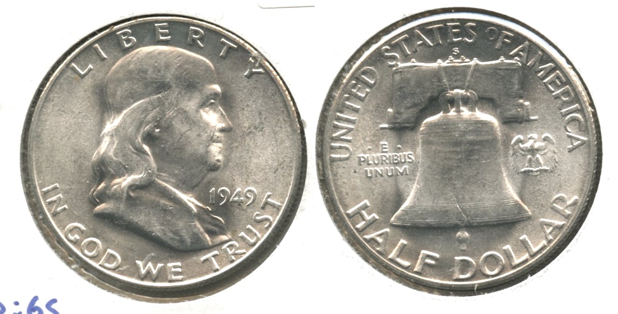 1949-S Franklin Half Dollar MS-63 #b