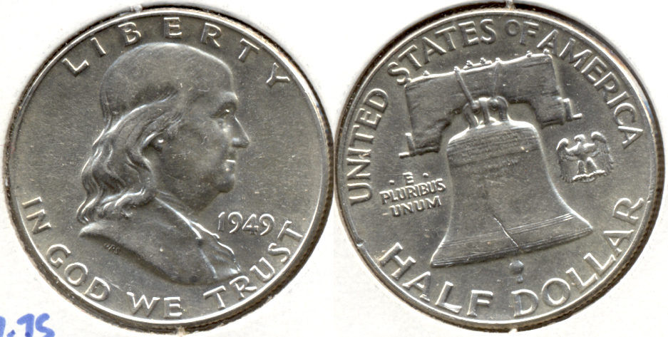 1949 Franklin Half Dollar AU-50 i