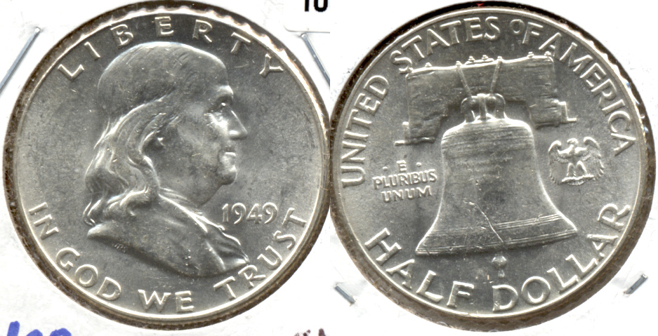 1949 Franklin Half Dollar AU-55 ai