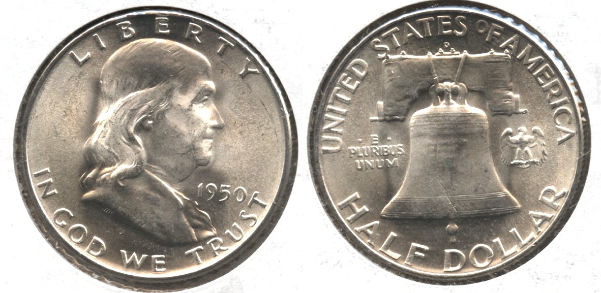 1950-D Franklin Half Dollar MS-63 #j