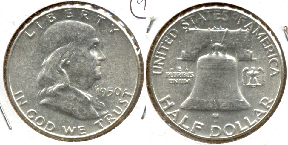 1950 Franklin Half Dollar MS-60