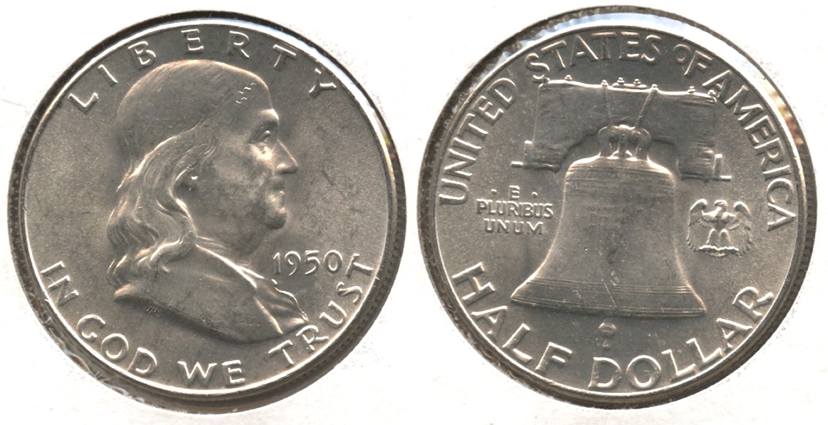 1950 Franklin Half Dollar MS-60 #b