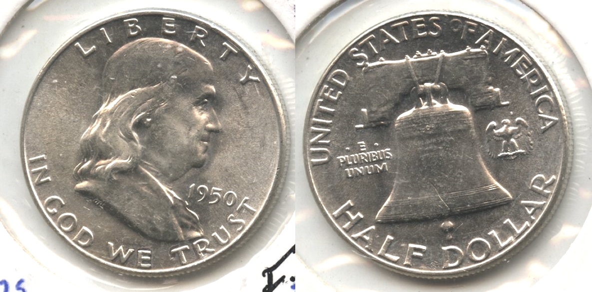 1950 Franklin Half Dollar MS-60 #f