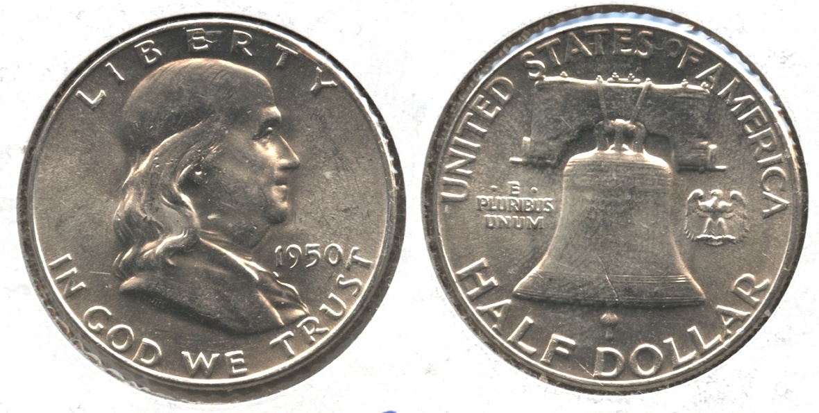 1950 Franklin Half Dollar MS-63 #d